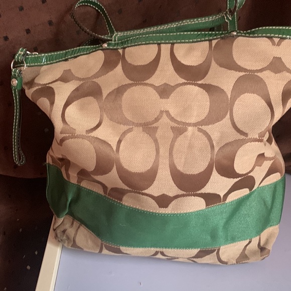 Coach Bag Green - Picture 3 of 4